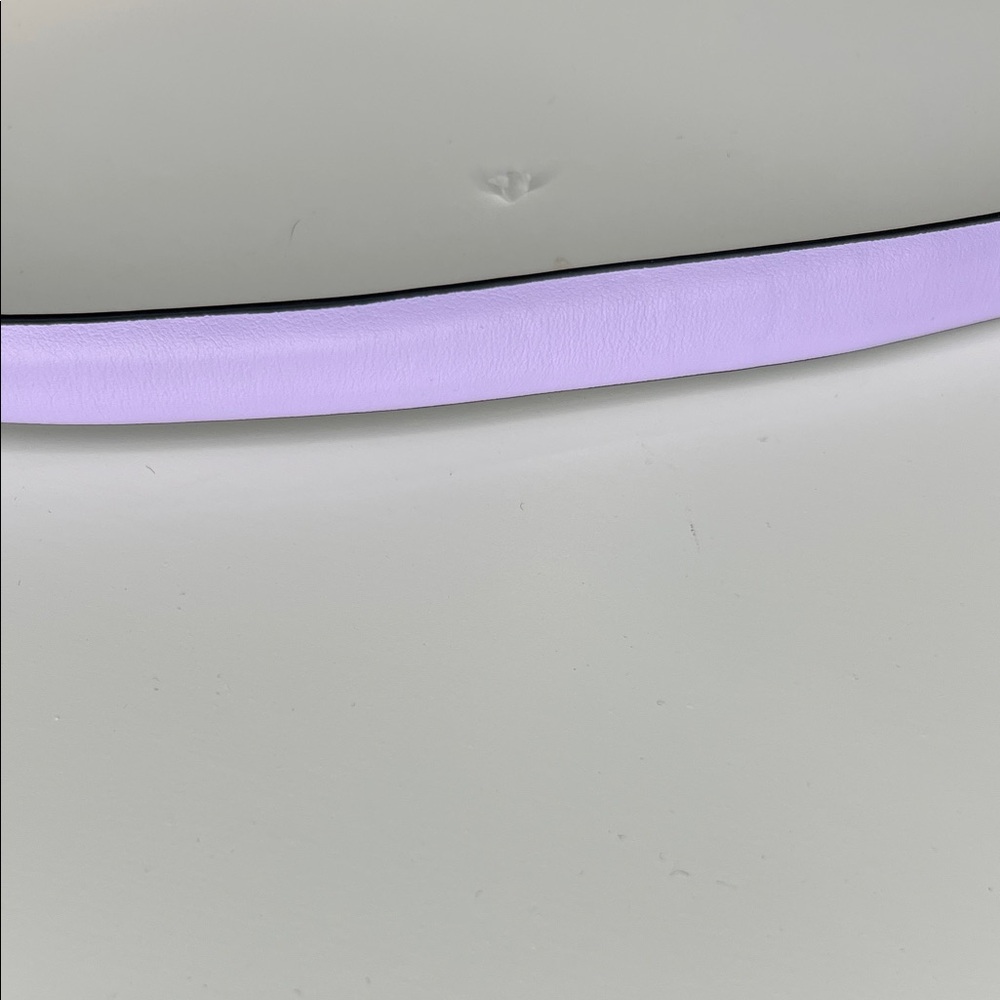 Moschino Pastel Purple and Gold Women's Belt - Picture 6 of 10